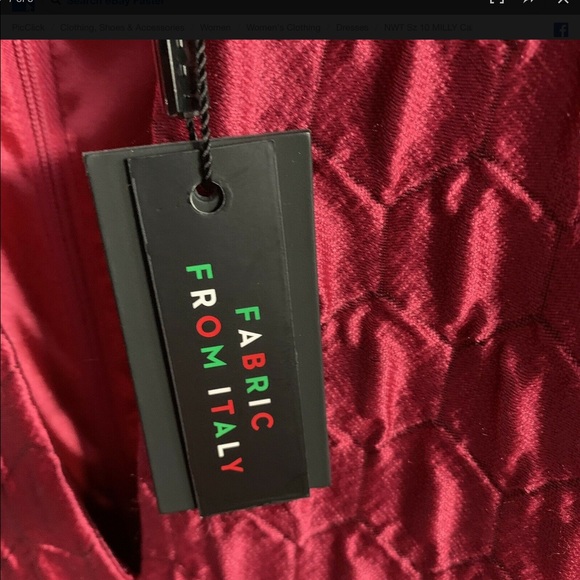 Milly Callie Pencil Dress In Italian Jacquard - Picture 4 of 10